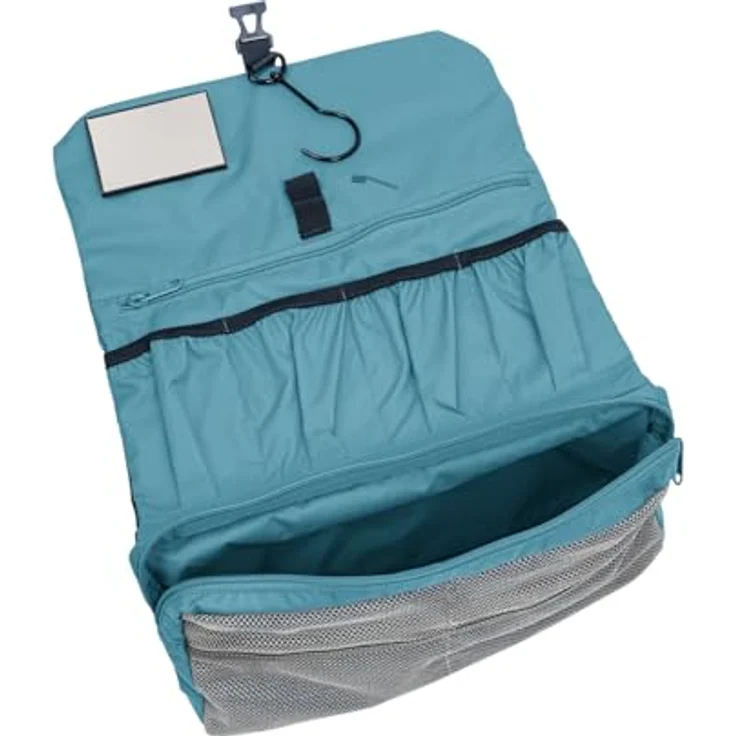 Vaude Necessaire WegaWrap, Kulturbeutel mit Wickelverschluss, Blau, 2 l – Bild 4