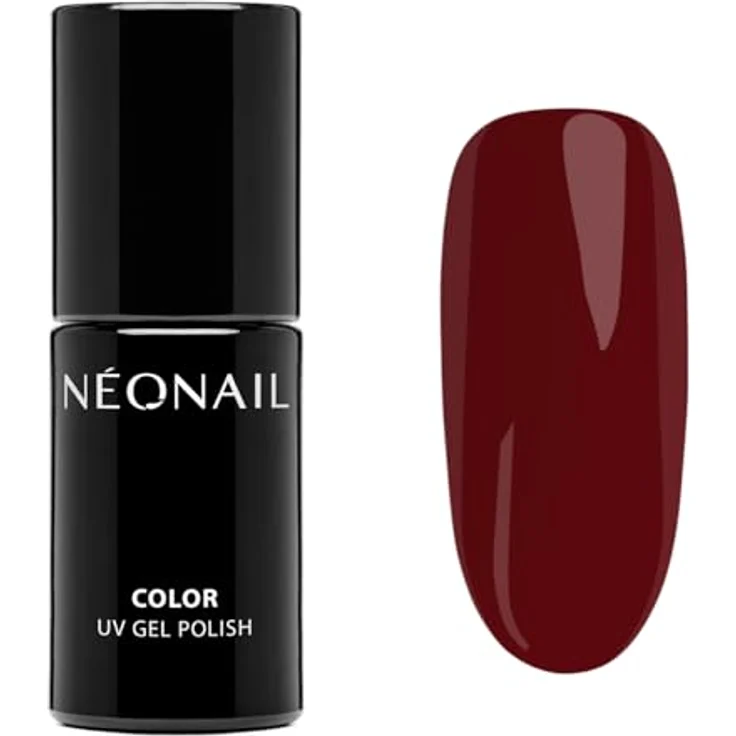 NÉONAIL UV Nagellack 7,2 ml, dunkelrot PERFECT RED, stark pigmentierter UV Gel-Lack für langlebige Maniküre bis zu 21 Tage – Bild 1