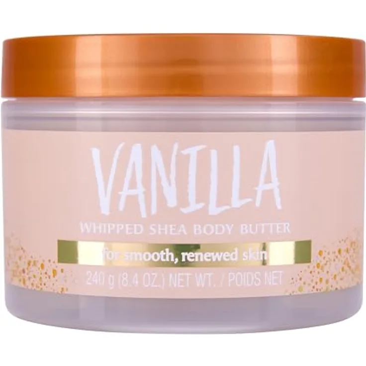 Tree Hut Vanilla Whipped Shea Body Butter 238.1 g with Natural Shea Butter for Nourishing Essential Body Care