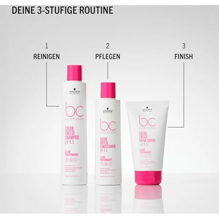 Schwarzkopf Shampoo BonaCure Clean Performance Color Freeze Shampoo pH 4.5 500 ml – Bild 8