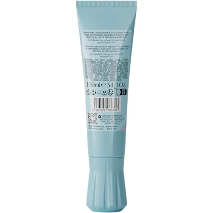 NEQI Treatment Treasure Build Boost, Intensiv-Haarkur für blondiertes & geschädigtes Haar, 4 % Maleinsäure, feuchtigkeitsspendend, vegan & sulfatfrei, 100 ml – Bild 2
