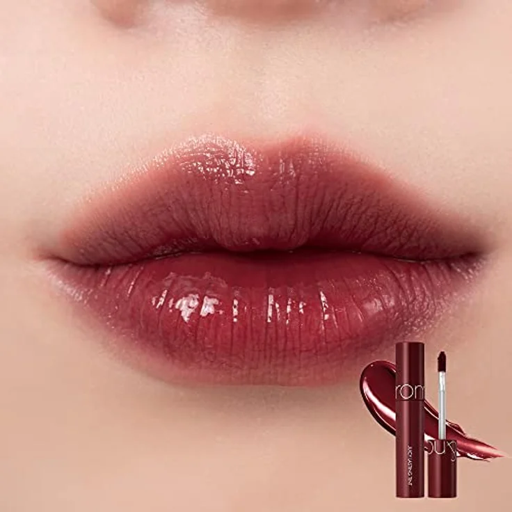 rom&nd Saftige dauerhafte Tönung 5,5g, hochpigmentierter Lippenstift mit langanhaltender Farbformel, 21 DEEP SANGRIA – Bild 2