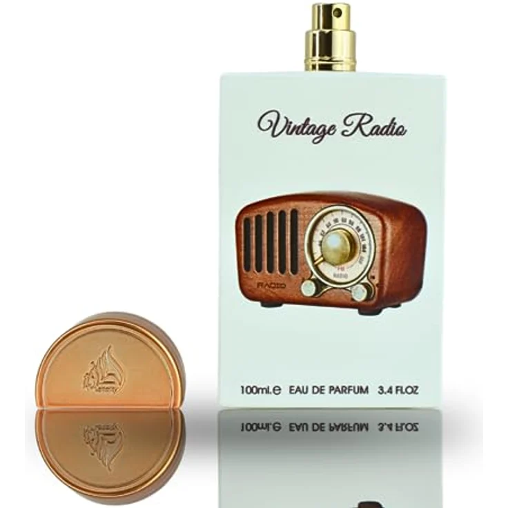 Lattafa Pride Perfume Vintage Radio Eau de Perfume 100ml, Herrenduft mit Lavendel, Salbei und Bergamotte – Bild 3