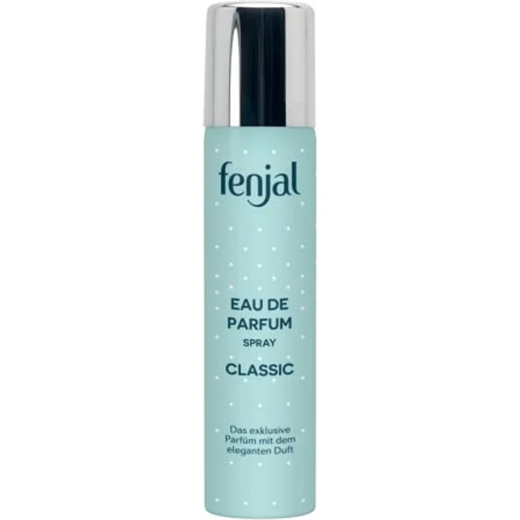 Fenjal Eau de Parfum Spray - 75 ml, vegane Formel, Chypre blumig, langanhaltende Frische - feminin, elegant - Classic