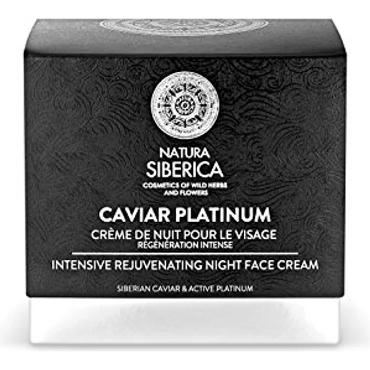 Natura Siberica Natura Siberica Caviar Platinum Intensive Rejuvenating Night Face Cream Intensywnie regenerujący krem do twarzy na noc 50 ml, Feuchtigkeit und beruhigt die Haut, hydratisierte und strahlende Haut – Bild 2