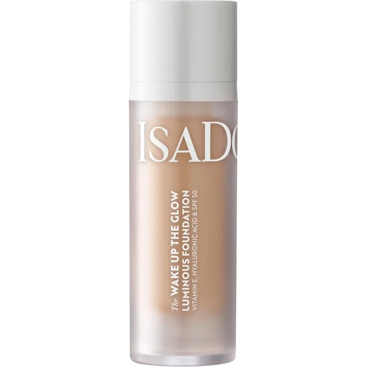 IsaDora The Wake up The Glow Luminous Foundation 30 ml, Farbe 3N - NEUTRAL, für einen strahlenden Teint