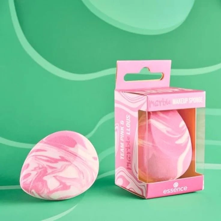 Essence MY ARTSY DROPS Makeup Sponge, Make-up Schwämmchen, Nr. 02, Pink, Vegan, Nanopartikel frei, 1er Pack – Bild 3