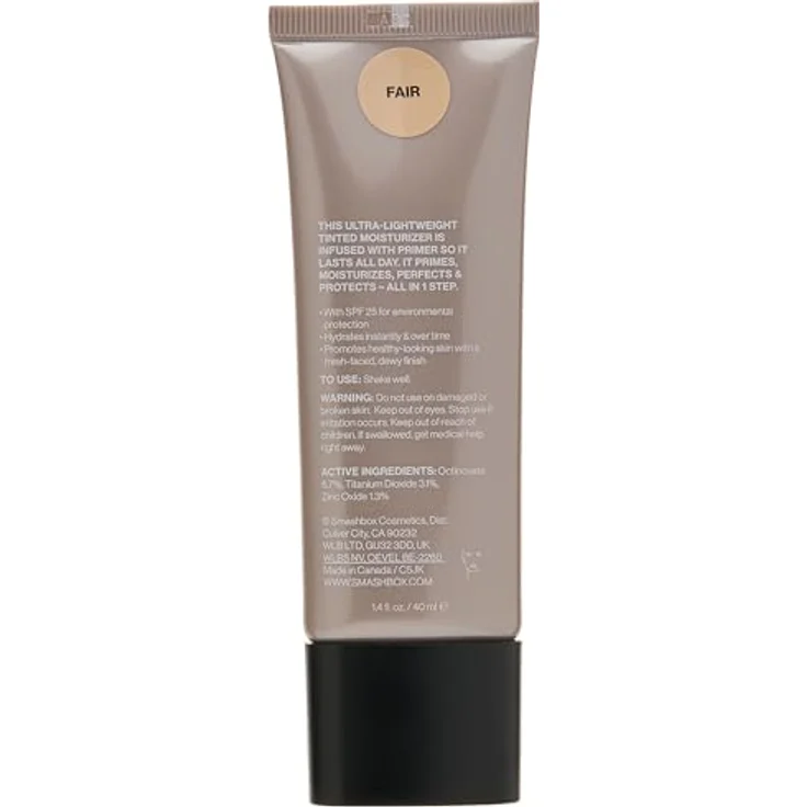 Smashbox Halo Healthy Glow All-in-One Tinted Moisturizer SPF 25, tönende Feuchtigkeitscreme mit aufhellender Wirkung, Farbton Fair, 40 ml – Bild 2