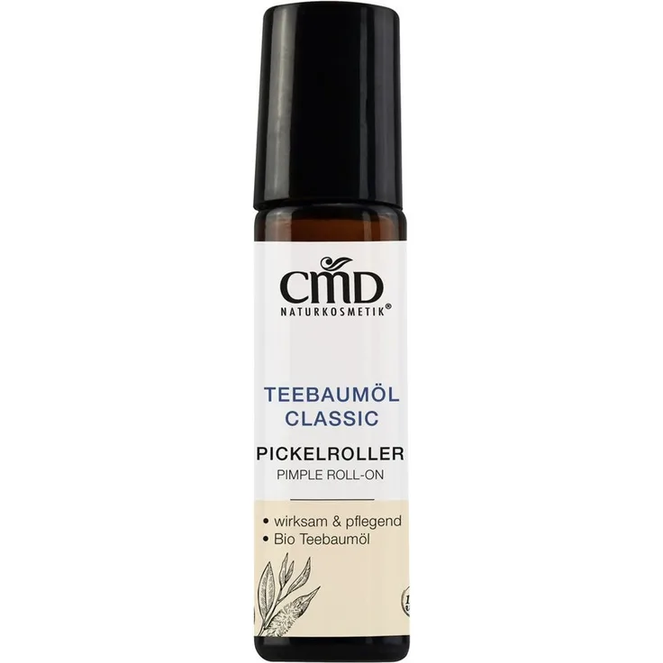 CMD Naturkosmetik Gesichtspflege Teebaum Classic, 10 ml, für Misch- und normale Haut, mit biologischem Teebaumöl und Aloe Vera
