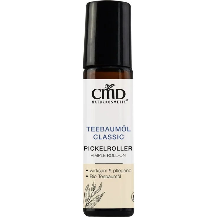 CMD Naturkosmetik Gesichtspflege Teebaum Classic, 10 ml, für Misch- und normale Haut, mit biologischem Teebaumöl und Aloe Vera – Bild 1