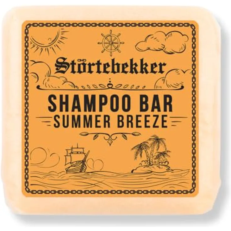 Störtebekker® Premium Shampoo Bar Summer Breeze Bergamotte, festes 3in1 Shampoo für Haar, Kopfhaut & Bart - vegan, handgefertigt, 100g