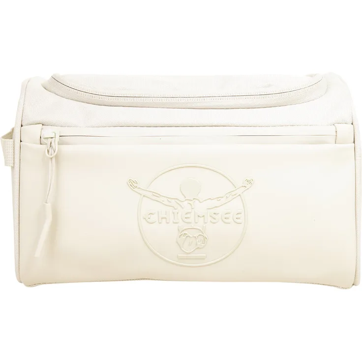 Chiemsee Kulturbeutel TRACK "N" DAY, Beauty Case aus 100 % recyceltem PET, grau