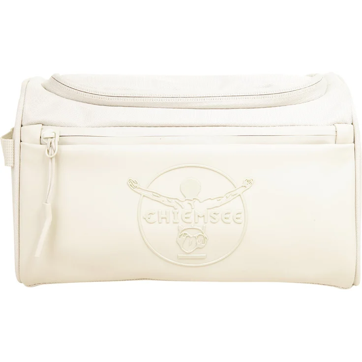 Chiemsee Kulturbeutel TRACK "N" DAY, Beauty Case aus 100 % recyceltem PET, grau
