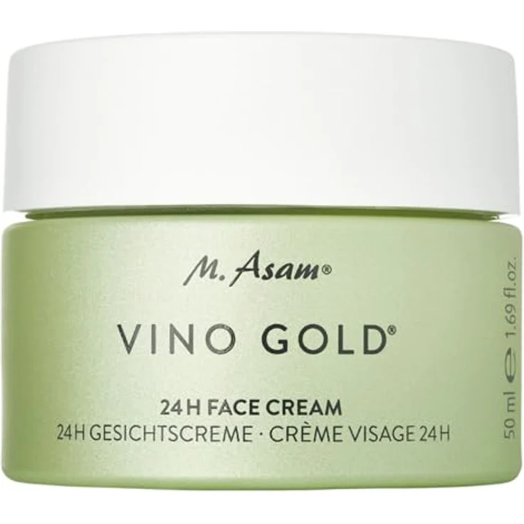 M. Asam VINO GOLD 24h Gesichtscreme (50 ml) – Starker Schutz vor vorzeitiger Hautalterung, Anti-Aging, vegane Feuchtigkeitscreme – Bild 1
