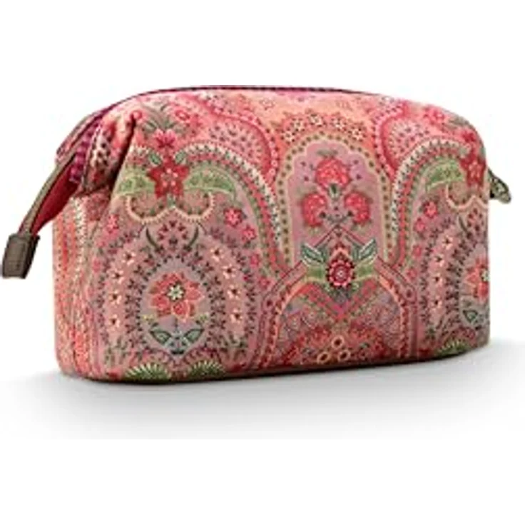 Pip Studio Cooper Cosmetic Purse Medium Jabali Red, geräumige Kosmetiktasche mit mehreren Fächern, 22.5x9.5x15cm – Bild 2