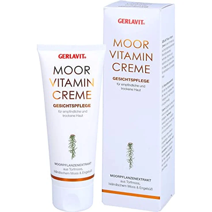 EDUARD GERLACH Gerlavit Moor Vitamin Creme 75 ml, Pflegecreme mit Jojoba- und Avocadoöl für empfindliche Haut – Bild 2
