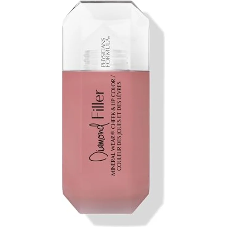 Physicians Formula Mineral Wear Diamond Cheek & Lip Color Blush, 7,3 ml, hochpigmentierter Rouge & Lippenfarbe in Brilliant Peach mit feuchtigkeitsspendender Formel – Bild 2