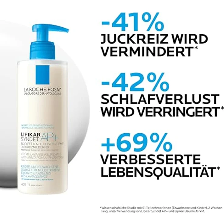 La Roche-Posay Lipikar Syndet AP Creme Lavante 400 ml – Bild 2