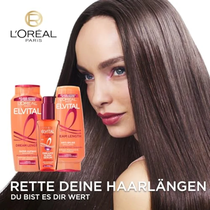 L'Oreal Paris Elvital L'Oreal Paris Elvital Elvital Dream Length No Frizz Serum Haarserum 100 ml – Bild 2