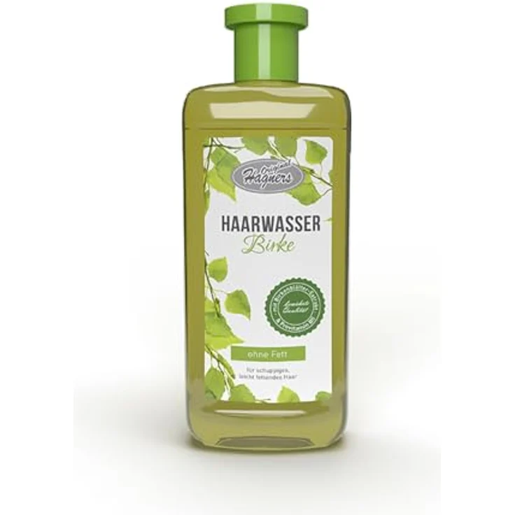 Original Hagners Haarwasser Birke 500 ml, ohne Fett, mit Birkenblätter-Extrakt, für schuppiges und leicht fettendes Haar – Bild 1