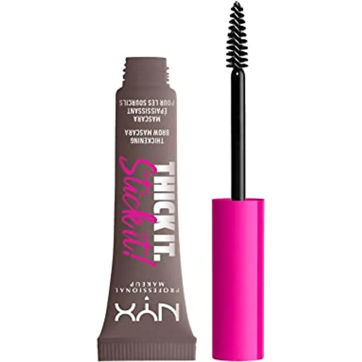 NYX Professional Makeup Thick it. Stick it! Thickening Brow Mascara Augenbrauengel 7 ml Nr. 05 - Cool Ash Brown – Bild 1