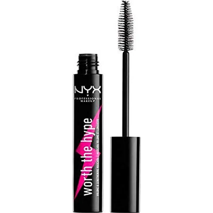 NYX Worth The Hype Volume&Lengthening Wimperntusche #Black 7 ml  – Bild 2
