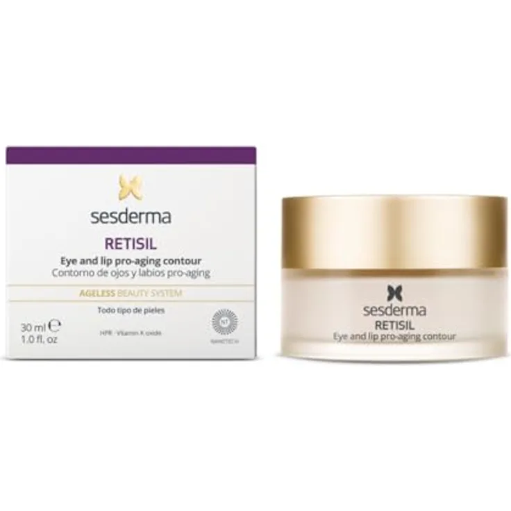 SESDERMA Retisil Eye & Lip Pro-Aging Contour 30ml - Gezielte Anti-Aging Behandlung, mit innovativen Inhaltsstoffen und tiefenfeuchtigkeitsspendender Wirkung