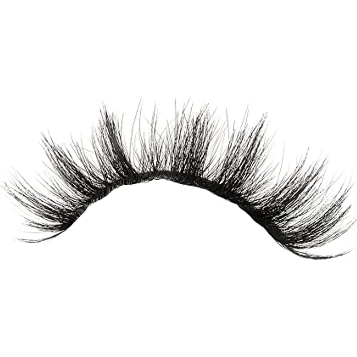 KISS Lash Couture Matte Black Collection 1 Paar künstliche Wimpern, Matte Velvet, weiche und matte Faux Mink Lashes mit KISS-Flexi-Wimpernband, inklusive Wimpernkleber – Bild 4