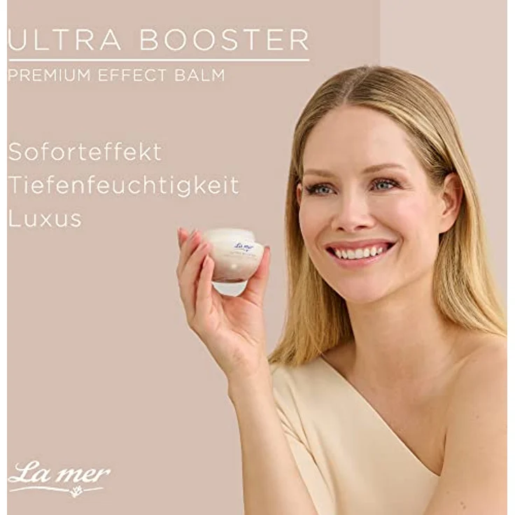 La mer Ultra Booster Balm Augen & Lippen - Feuchtigkeitsspendende Pflege für eine strahlende Augen- und Lippenpartie - Polstert die Fältchen von innen heraus auf - Glatte Linien und Falten - 15 ml – Bild 2