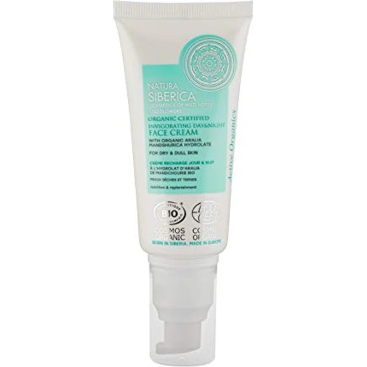 Natura Siberica Crema de Día y Noche Facial Vigorizante, 50 ml, feuchtigkeitsspendend mit Vitamin B, C und Hyaluronsäure – Bild 4