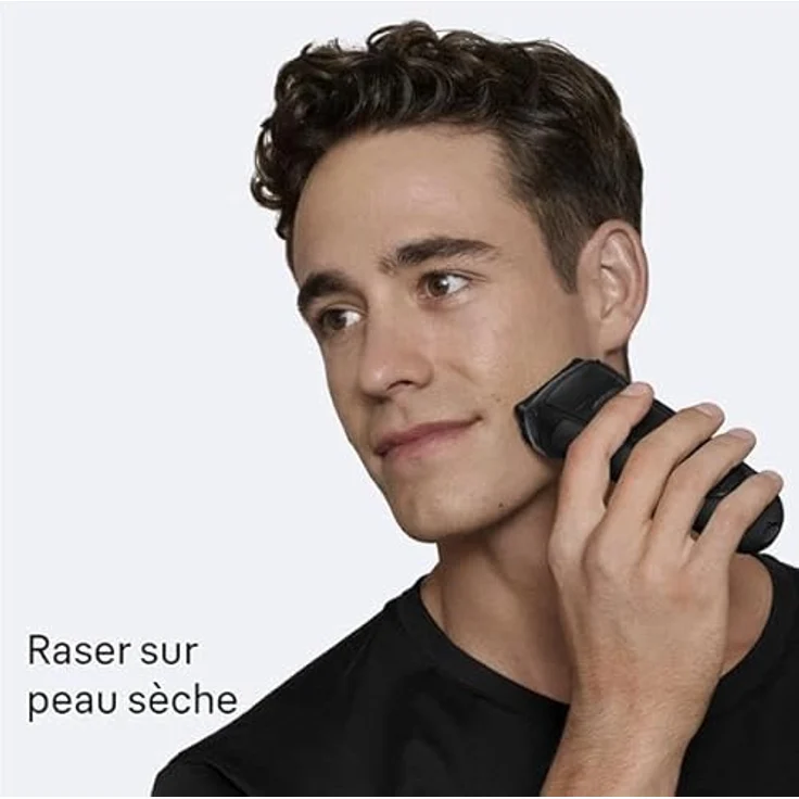 Braun Series 3+ 3000s, Elektrorasierer mit 2 Scherelementen, wasserfest, 45 Minuten Akkulaufzeit, schnelle Ladezeit von 5 Minuten – Bild 4