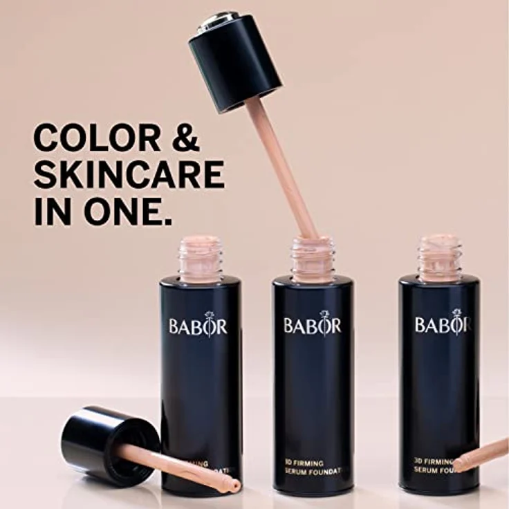 BABOR MAKE UP 3D Firming Serum Foundation, leichte Foundation mit Serum, flüssig, Anti-Aging gegen Falten & Linien, 30 ml, in 5 Farben erhältlich – Bild 3