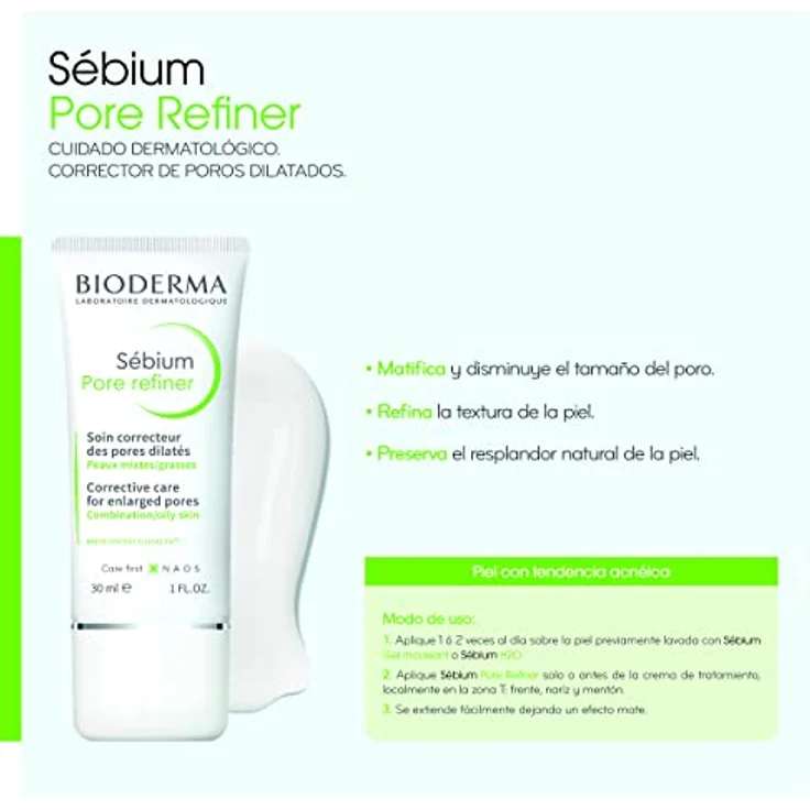Bioderma Sébium Pore Refiner Concentré Correcteur Creme 30 ml – Bild 5