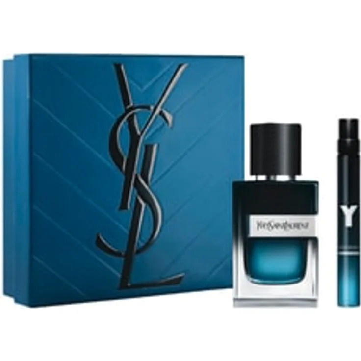 Yves Saint Laurent Y Eau de Parfum Set, 60 ml + 10 ml Reisegröße, frischer Fougère-Duft für den modernen Mann