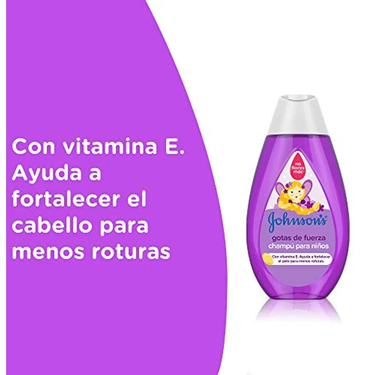Johnson & Johnson Kindershampoo, hypoallergen, 500ml für alle Haartypen – Bild 2