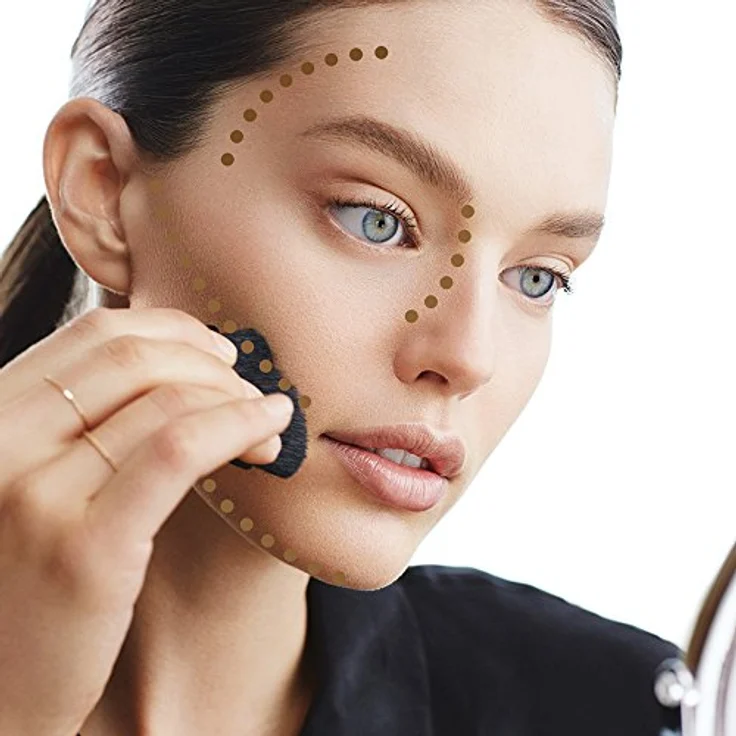 Maybelline New York Master Sculpt Kontur-Duo-Puder Medium Dark/ Puder in hellem und mittlerem Braun zum Konturieren und Highlighten des Gesichts, mit leichtem Tragegefühl, inkl. Spezialpinsel (1 x 9 g) – Bild 3