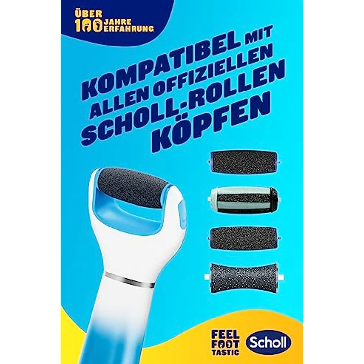 Scholl Velvet Smooth Express Pedi, Elektrischer Hornhautentferner mit Meeresmineralien, langanhaltende Ergebnisse, Batteriebetrieben, präzise Rolloberfläche – Bild 6