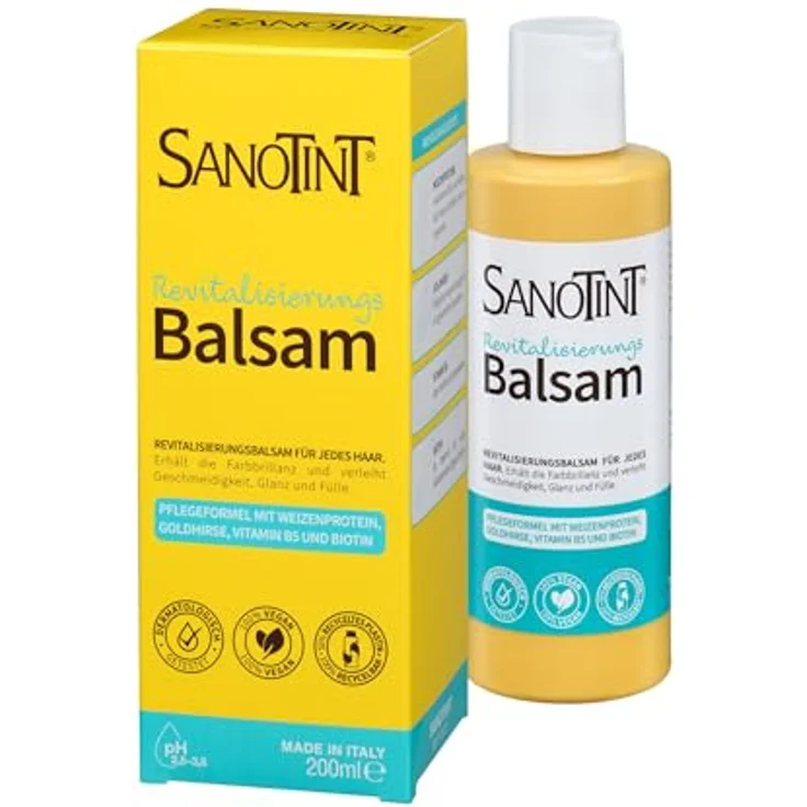Sanotint Revitalisierungsbalsam mit Goldhirse (0.2 L) - 200 ml Conditioner – Bild 2