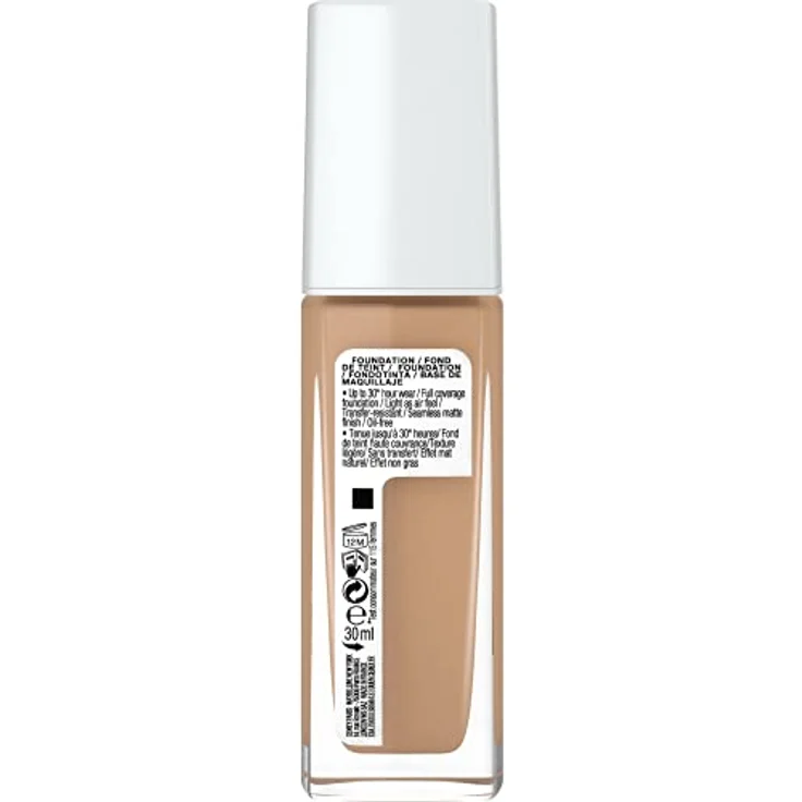 Maybelline Teint Make-up Superstay activewear 30h Foundation #10-ivory 30 ml – Bild 4