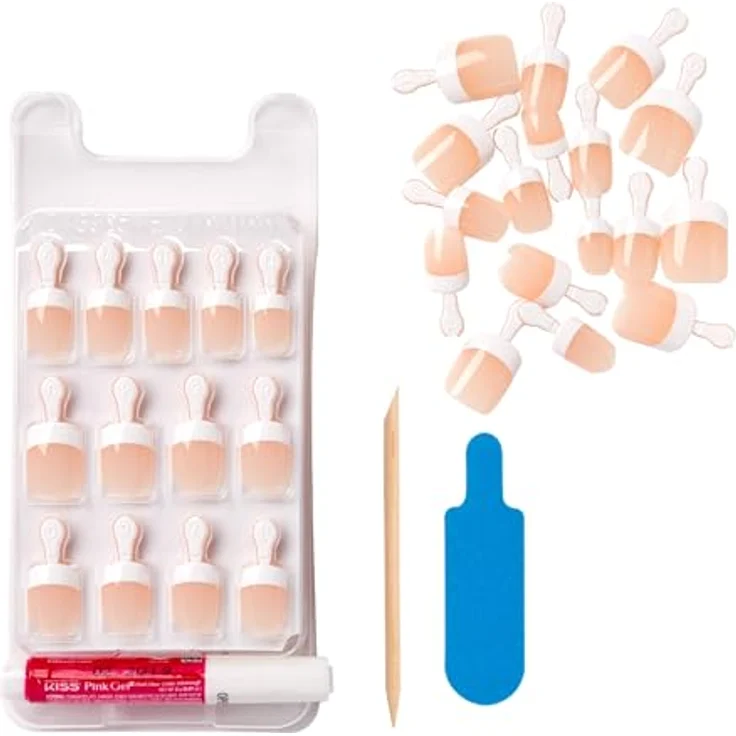 KISS Acrylic French Kit künstliche Fingernägel 28 St. für Damen – Bild 9