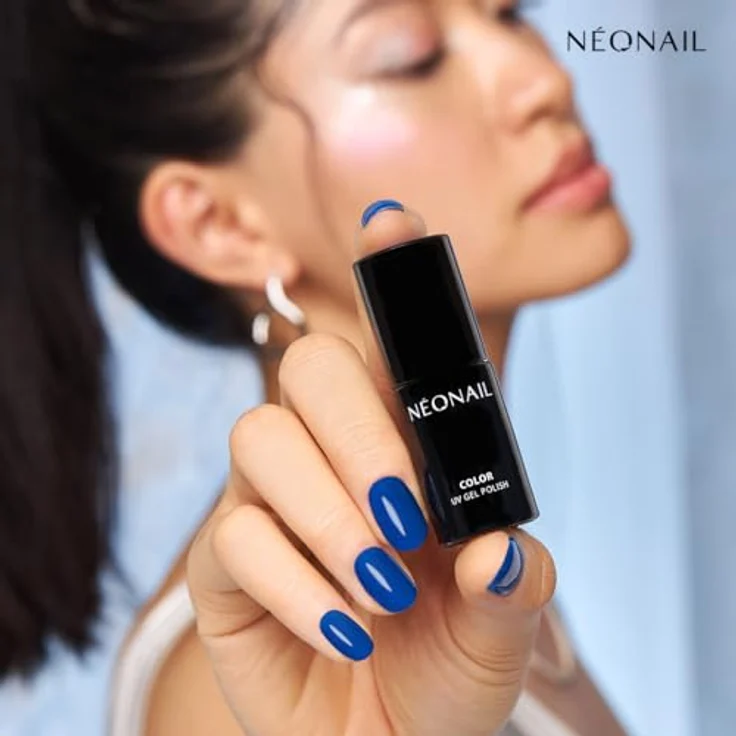 NÉONAIL UV Nagellack 7,2 ml - BLAU - ICY SAPPHIRE - Starke Pigmentierung - Langanhaltende Maniküre - Zertifizierte Qualität – Bild 5