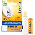 Labello Sun Protect LSF 50, wasserfeste Lippenpflege mit Sheabutter, Vitaminen und natürlichen Ölen, 4,8 g