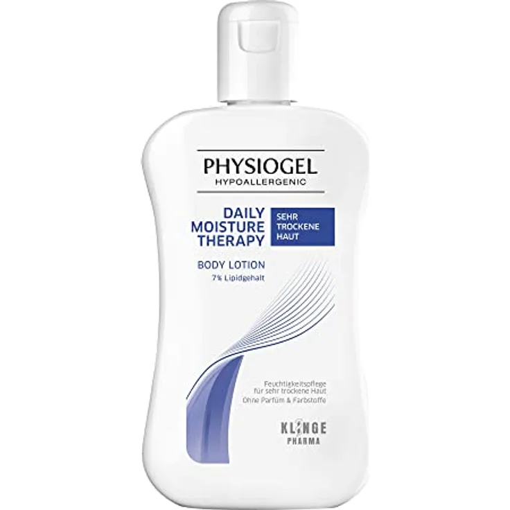 PHYSIOGEL Daily Moisture Therapy Body Lotion 200 ml – feuchtigkeitsspendende Körperlotion für sehr trockene Haut – Körpercreme für schnelle Feuchtigkeitsversorgung