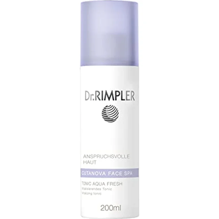 Dr. Rimpler CUTANOVA Face Spa Tonic Aqua Fresh - Erfrischen und Tonisieren nach der Reinigung, Gesichtswasser, (1 x 200 ml) – Bild 1