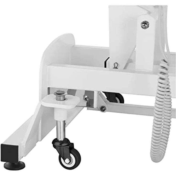 Physa Massageliege elektrisch Massagebank Therapieliege Massagetisch 250 kg Weiß, höhenverstellbar, Neigungswinkel verstellbar, Fernbedienung enthalten – Bild 6