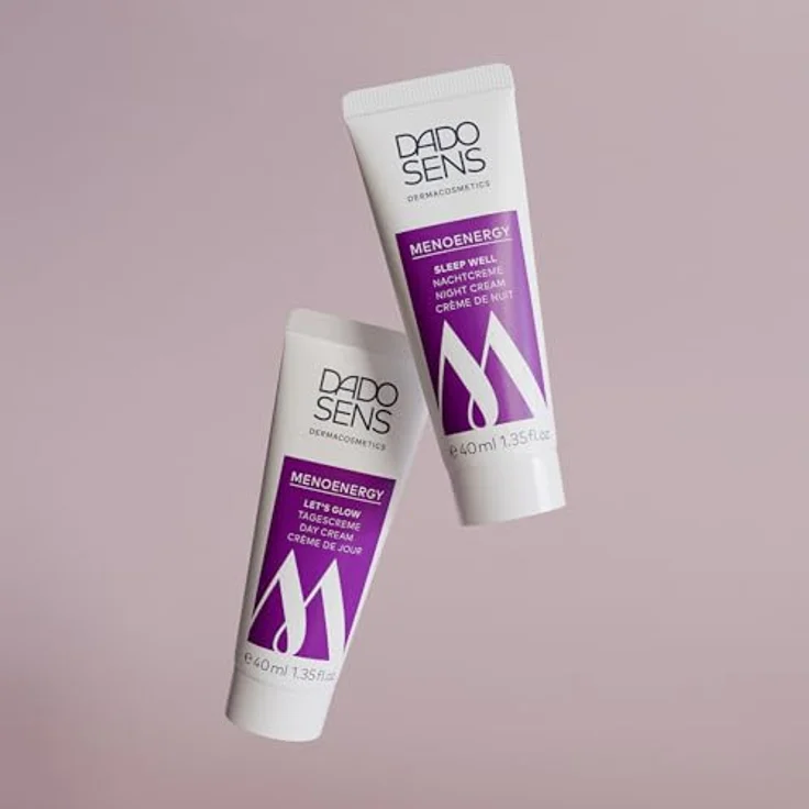 DADO SENS MENOENERGY SLEEP WELL NACHTCREME, 40 ml – Reichhaltige vegane Nachtpflege, unterstützt Kollagenaufbau, ideal für Frauen in den Wechseljahren – Bild 5