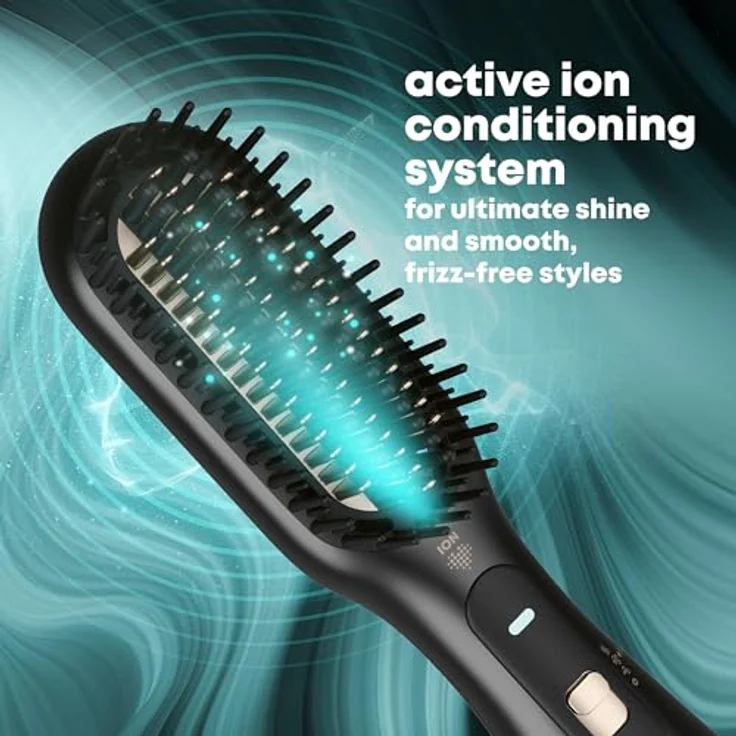 Revamp Professional Stylers Deepform Straight & Style, Heißluft Stylingbürste für flaches und paddelartiges Haarstyling, kabelgebunden, mittellange Borsten, Damen – Bild 5