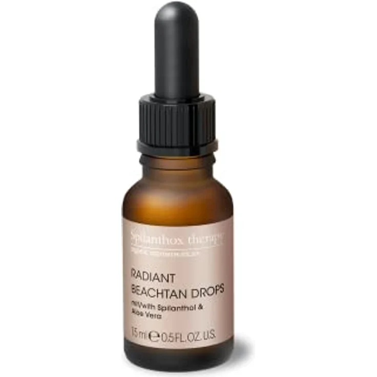 Spilanthox therapy Radiant Beachtan Drops 15ml – Pflegendes Selbstbräunungs-Konzentrat mit Bio Aloe Vera, Spilanthol & Hyaluron - Vegan & Naturkosmetik konform, Made in Germany, tierversuchsfrei – Bild 3