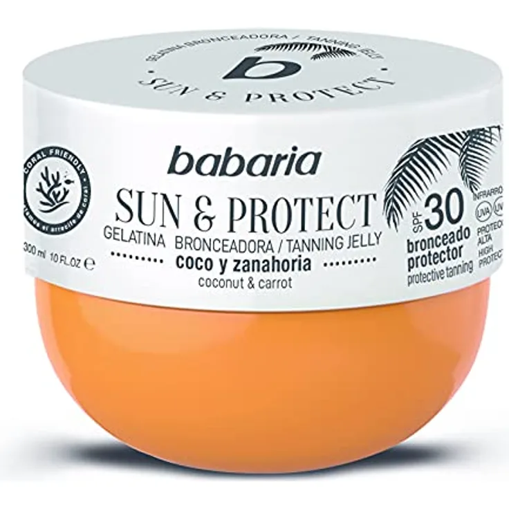 Babaria Gelatina Bronceadora Sun & Protect Spf 30, 300 ml