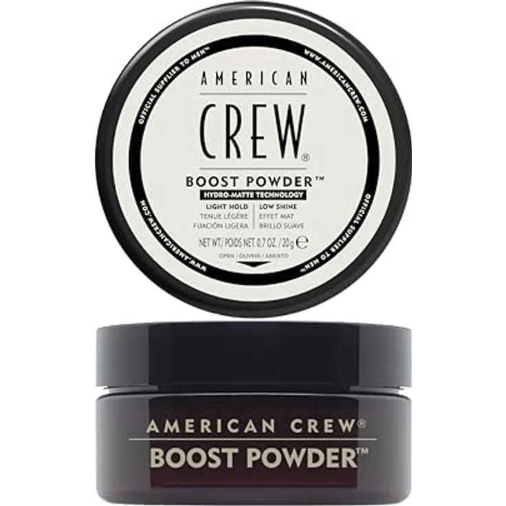 AMERICAN CREW Classic Boost Powder, 20 g, Volumenpuder für Männer mit mittlerem Halt, für dichteres Haar und mattes Finish – Bild 1